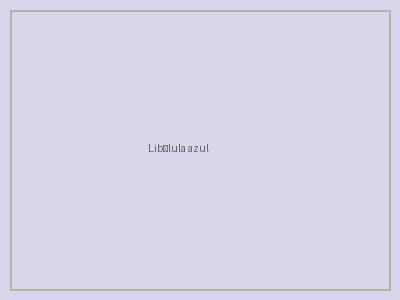Libélula azul